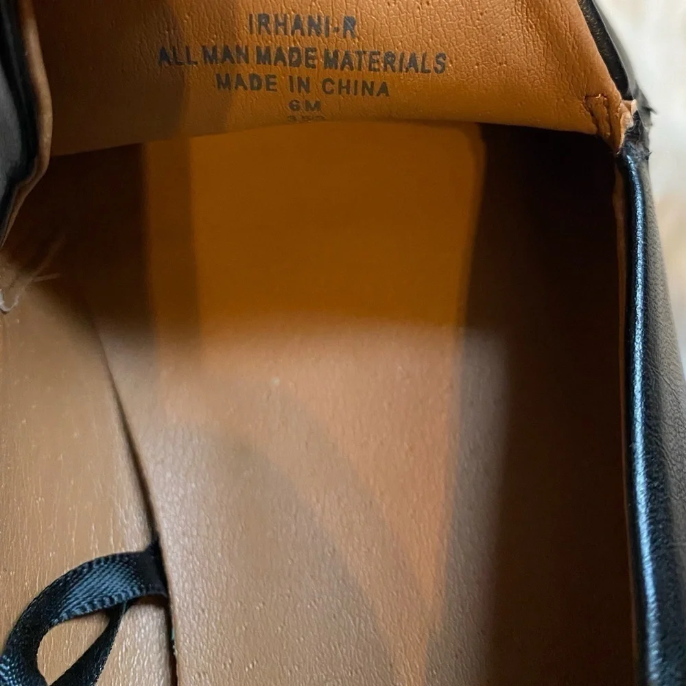 INDIGO RD. Irhani  Leather Slip On Loafer Black‎ Flats 6M